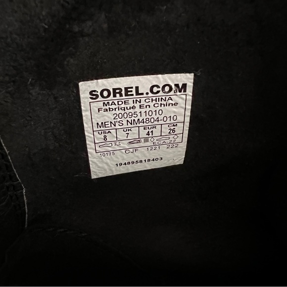 Sorel Leather Lace-up Boots - black - Picture 5 of 5